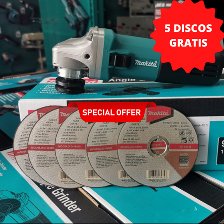 Mini esmeriladora Makita 9554HNG